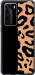 Чохол на Huawei P40 Pro Пятна леопарда 4269u-1839 (Оранжевий)