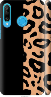 Чохол на Huawei P30 Lite Пятна леопарда 4269m-1651 (Помаранчевий)