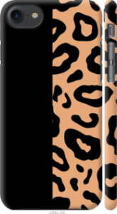 Чехол на iPhone 8 Пятна леопарда 4269c-1031 (Оранжевый) для iPhone 8 (4.7")