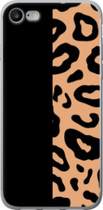 Чехол на iPhone 8 Пятна леопарда 4269u-1031 (Оранжевый) для iPhone 8 (4.7")