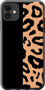 Чохол на iPhone 11 Пятна леопарда 4269u-1722 (Оранжевий)