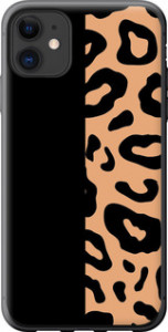 Чохол на iPhone 11 Пятна леопарда 4269u-1722 (Оранжевий)