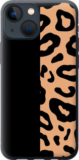 Чехол на iPhone 13 Mini Пятна леопарда 4269t-2373 (Оранжевый)