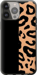 Чохол на iPhone 13 Pro Max Пятна леопарда 4269u-2371 (Оранжевий)