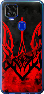 Чехол на ZTE Blade V2020 Герб Украины v2 5312u-2529 (Красный)