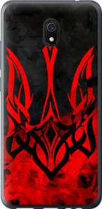 Чехол на Xiaomi Redmi 8A Герб Украины v2 5312u-1794 (Красный)