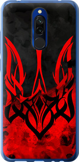Чохол на Xiaomi Redmi 8 Герб України v2 5312u-1806 (Червоний)