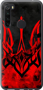Чехол на Xiaomi Redmi Note 8 Герб Украины v2 5312u-1787 (Красный)