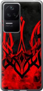Чехол на Xiaomi Redmi K40S Герб Украины v2 5312u-2582 (Красный)
