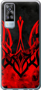 Чехол на Vivo Y51 2020 Герб Украины v2 5312u-2241 (Красный)