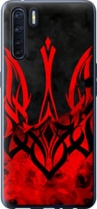 Чехол на Oppo A91 Герб Украины v2 5312u-1884 (Красный)