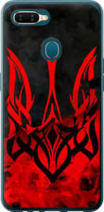 Чехол на Oppo A5S Герб Украины v2 5312u-1892 (Красный) для Oppo A5s