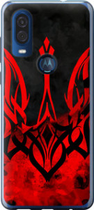 Чехол на Motorola One Vision Герб Украины v2 5312u-1782 (Красный)
