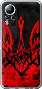 Чехол на Infinix Note 12 Герб Украины v2 5312u-2927 (Красный)