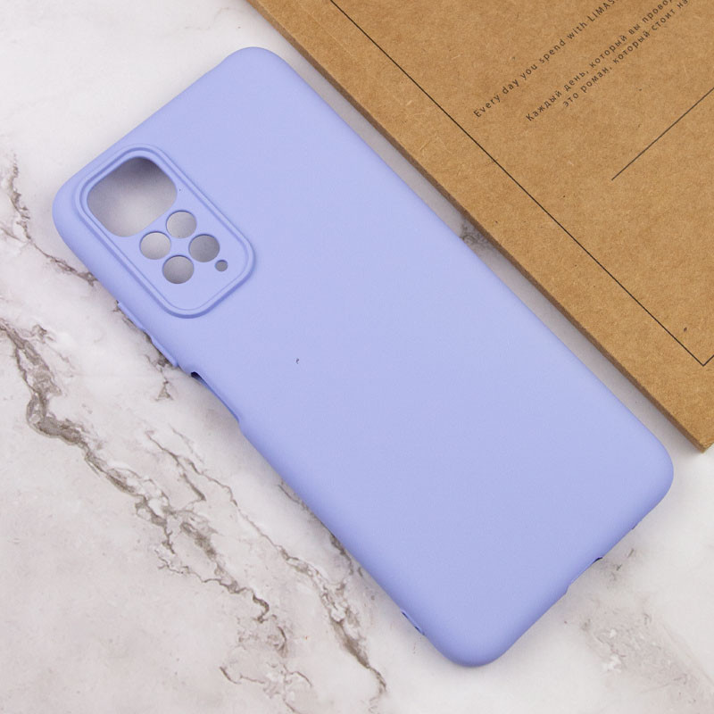 Чохол Silicone Cover Lakshmi Full Camera (A) на Xiaomi Redmi Note 11 (Global) / Note 11S (Бузковий / Dasheen) в магазині vchehle.ua