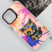 Фото TPU+PC чохол TakiTaki Graffiti magic glow на Xiaomi Redmi Note 10 Pro / 10 Pro Max (Dark cat / Pink / Purple) в маназині vchehle.ua