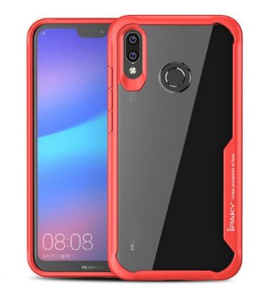 

TPU+PC чохол iPaky Luckcool Series для Huawei P Smart+ (Червоний) 663883