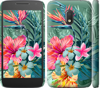 

Чохол Тропічні квіти v1 на Motorola Moto G4 Play 845316