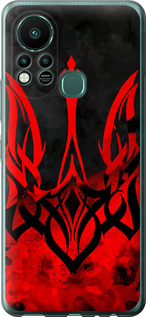 Чохол на Infinix Hot 11S Герб України v2 5312u-2757 (Червоний)