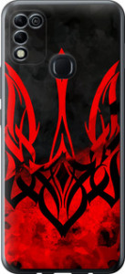 Чехол на Infinix Hot 11 Play Герб України v2 5312u-2756 (Червоний)