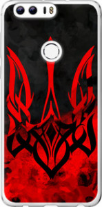 Чохол на Huawei Honor 8 Герб України v2 5312u-351 (Червоний)