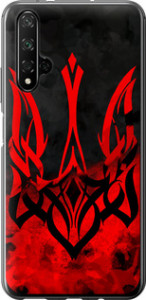 Чехол на Huawei Honor 20 Герб Украины v2 5312u-1697 (Красный) для Huawei Honor 20