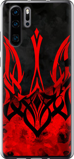 Чохол на Huawei P30 Pro Герб України v2 5312t-1621 (Червоний)