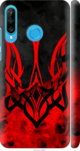 Чохол на Huawei P30 Lite Герб України v2 5312m-1651 (Червоний)