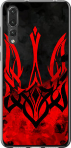 Чохол на Huawei P20 Pro Герб України v2 5312t-1470 (Червоний)