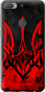 Чехол на HTC Desire 12 Plus Герб України v2 5312u-1485 (Червоний)