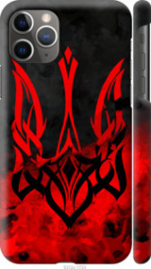 Чехол на iPhone 11 Pro Max Герб України v2 5312c-1723 (Червоний)