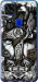 Чехол на ZTE Blade V2020 Тату Викинг 4098u-2529 (Серый)