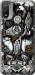 Чехол на Motorola E20 Тату Викинг 4098u-2509 (Серый)