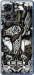 Чехол на Motorola Edge 40 Тату Викинг 4098u-3335 (Серый)
