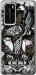 Чехол на Huawei P40 Тату Викинг 4098u-1840 (Сірий)
