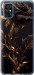 Чехол на ZTE Blade V2020 Smart Роза 3 5552u-2458 (Черный)