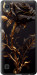 Чехол на ZTE Blade A5 2019 Роза 3 5552u-2109 (Черный)