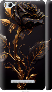 Чохол на Xiaomi Mi4i Роза 3 5552m-177 (Black)