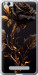 Чехол на Xiaomi Mi4i Роза 3 5552t-177 (Черный)