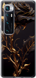 Чехол на Xiaomi Mi 10 Ultra Роза 3 5552t-2064 (Черный)