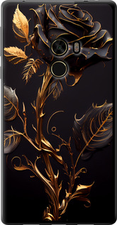 Чехол на Xiaomi Mi MiX Роза 3 5552u-426 (Черный)
