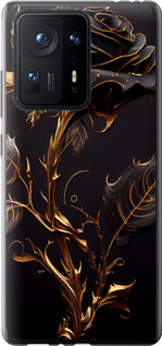 Чехол на Xiaomi Mix 4 Роза 3 5552u-2475 (Черный)