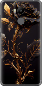 Чохол на Xiaomi Redmi 4 Prime Роза 3 5552u-437 (Black)