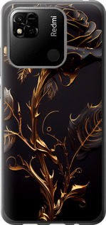 Чехол на Xiaomi Redmi 10A Роза 3 5552u-2578 (Black)