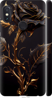 Чохол на Xiaomi Redmi Note 5 Роза 3 5552m-1516 (Black)