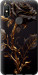 Чехол на Xiaomi Redmi Note 6 Pro Роза 3 5552t-1551 (Черный)