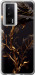 Чехол на Xiaomi Redmi K60 Роза 3 5552u-2973 (Черный)