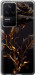 Чехол на Xiaomi Redmi K40S Роза 3 5552u-2582 (Черный)