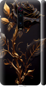 Чехол на Xiaomi Redmi K20 Роза 3 5552m-1817 (Черный) для Xiaomi Redmi K20