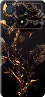 Чохол на Xiaomi Poco X6 PRO Роза 3 5552u-3497 (Black)